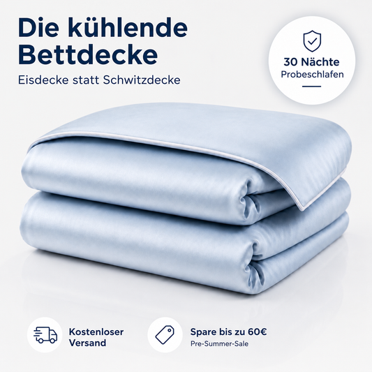 Nachtbrise™ – Kühlende Bettdecke für heiße Sommernächte