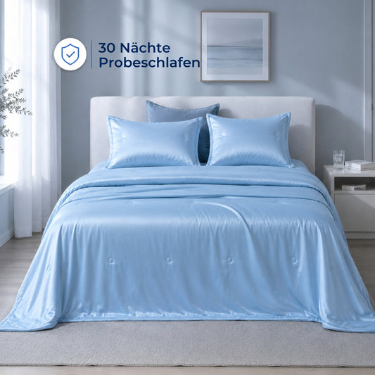 Nachtbrise™ – Kühlende Bettdecke für heiße Sommernächte