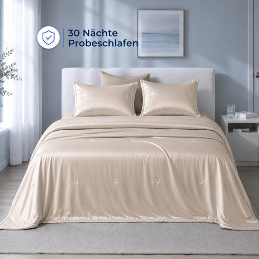 Nachtbrise™ – Kühlende Bettdecke für heiße Sommernächte